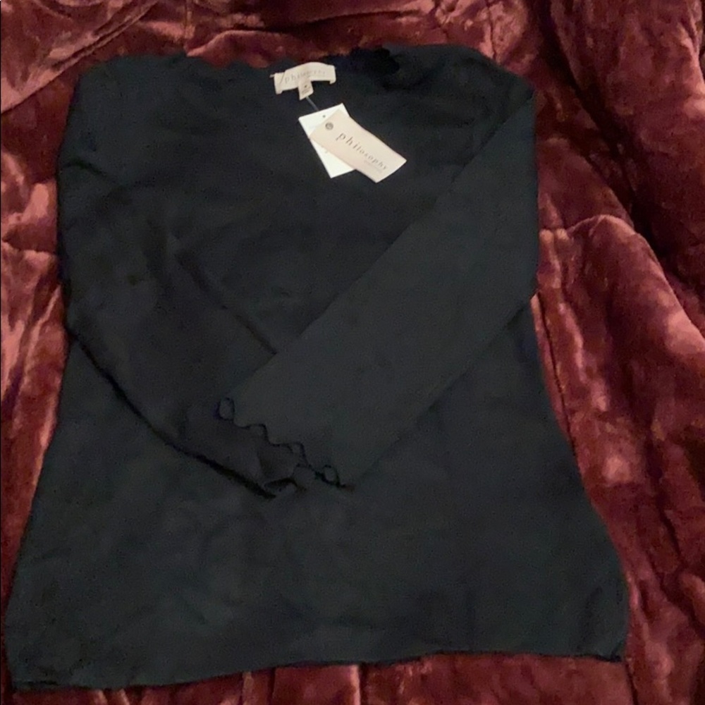 Black sweater shirt
